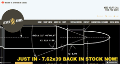 Desktop Screenshot of leverarms.com